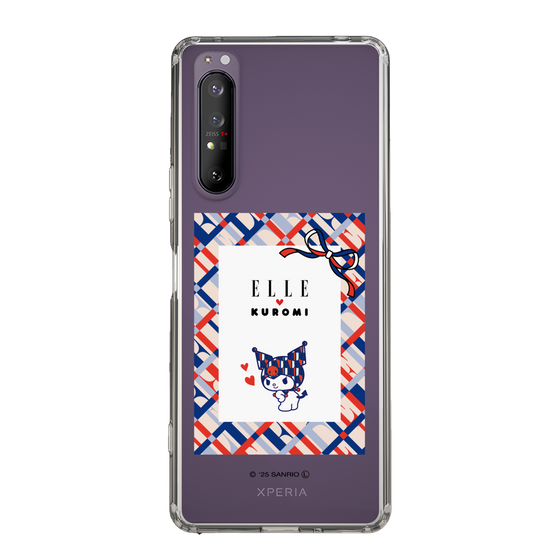 スリムプロテクションケース［ ELLE×マイメロディ＆クロミ - トリコロールカラーグラフィック2 ］