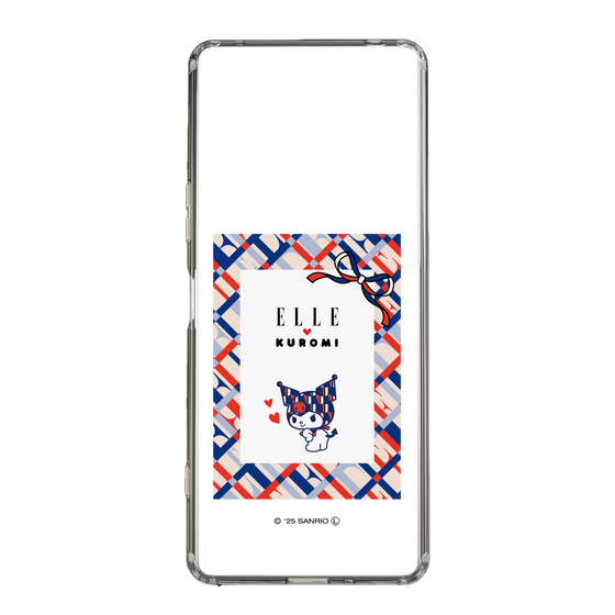 スリムプロテクションケース［ ELLE×マイメロディ＆クロミ - トリコロールカラーグラフィック2 ］