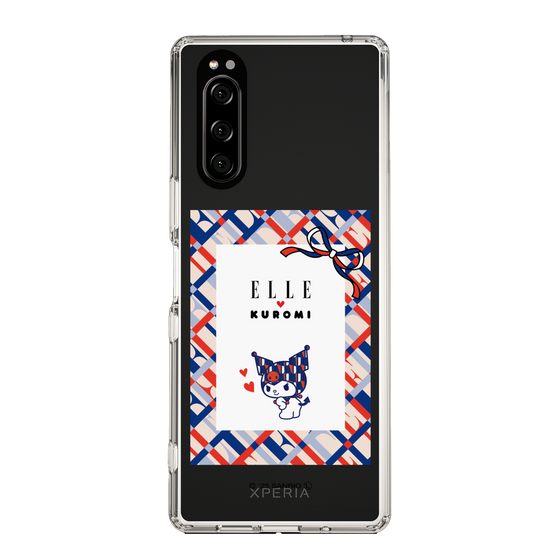 スリムプロテクションケース［ ELLE×マイメロディ＆クロミ - トリコロールカラーグラフィック2 ］