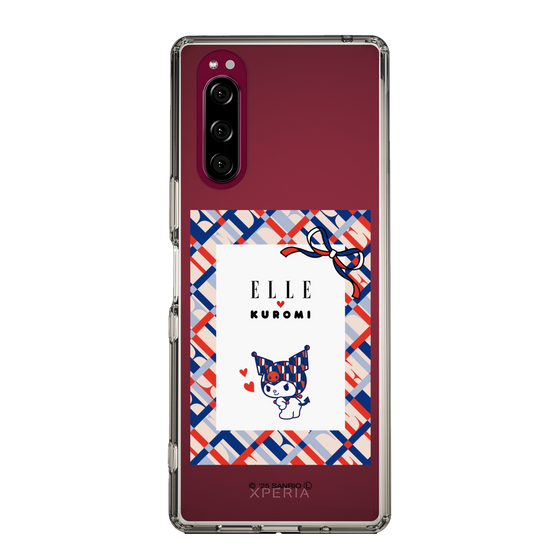 スリムプロテクションケース［ ELLE×マイメロディ＆クロミ - トリコロールカラーグラフィック2 ］