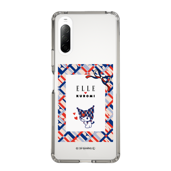 スリムプロテクションケース［ ELLE×マイメロディ＆クロミ - トリコロールカラーグラフィック2 ］