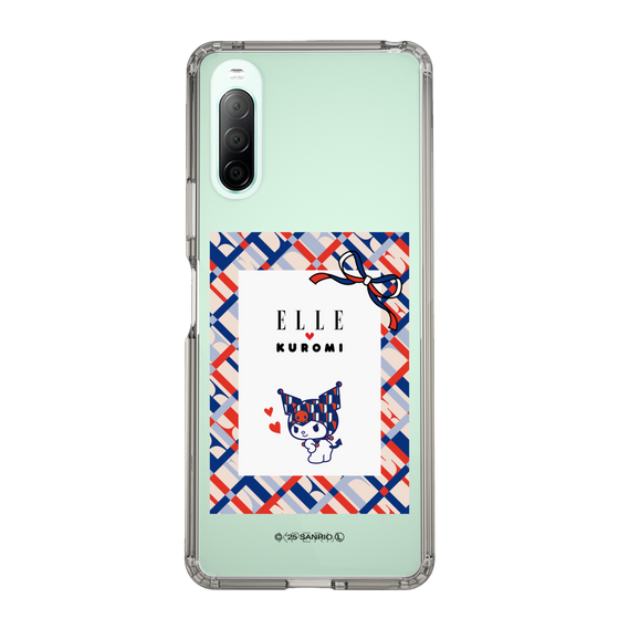 スリムプロテクションケース［ ELLE×マイメロディ＆クロミ - トリコロールカラーグラフィック2 ］