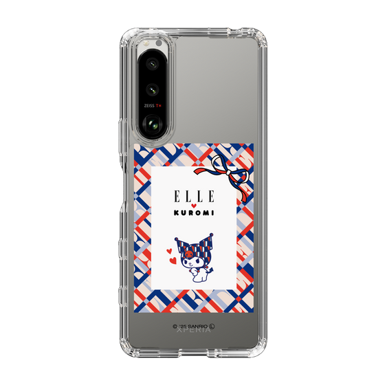 スリムプロテクションケース［ ELLE×マイメロディ＆クロミ - トリコロールカラーグラフィック2 ］