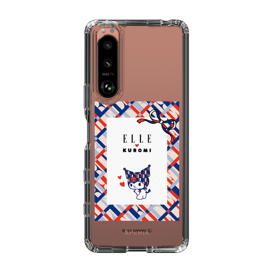スリムプロテクションケース［ ELLE×マイメロディ＆クロミ - トリコロールカラーグラフィック2 ］