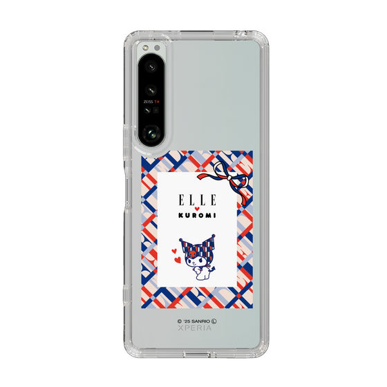 スリムプロテクションケース［ ELLE×マイメロディ＆クロミ - トリコロールカラーグラフィック2 ］
