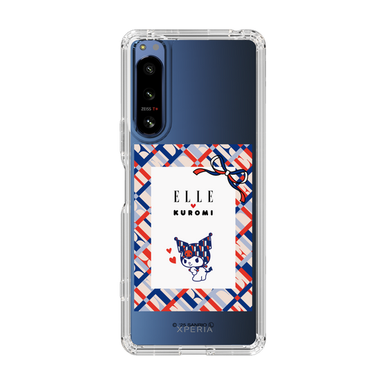 スリムプロテクションケース［ ELLE×マイメロディ＆クロミ - トリコロールカラーグラフィック2 ］