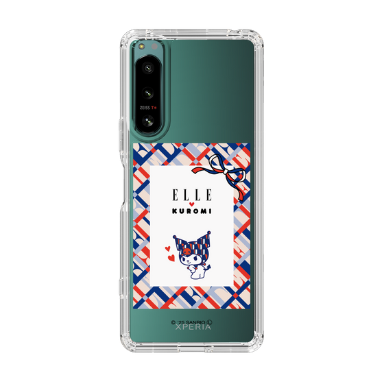 スリムプロテクションケース［ ELLE×マイメロディ＆クロミ - トリコロールカラーグラフィック2 ］