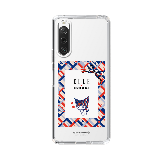 スリムプロテクションケース［ ELLE×マイメロディ＆クロミ - トリコロールカラーグラフィック2 ］