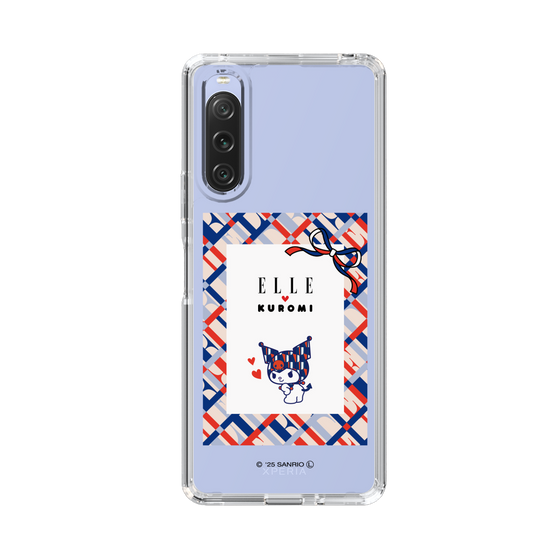 スリムプロテクションケース［ ELLE×マイメロディ＆クロミ - トリコロールカラーグラフィック2 ］