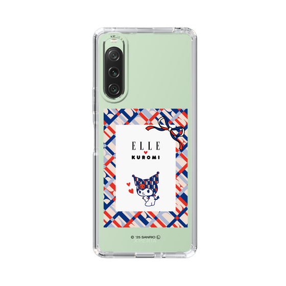 スリムプロテクションケース［ ELLE×マイメロディ＆クロミ - トリコロールカラーグラフィック2 ］