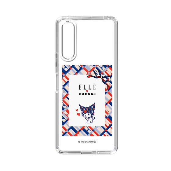 スリムプロテクションケース［ ELLE×マイメロディ＆クロミ - トリコロールカラーグラフィック2 ］