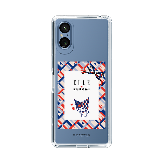 スリムプロテクションケース［ ELLE×マイメロディ＆クロミ - トリコロールカラーグラフィック2 ］