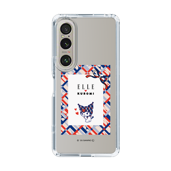 スリムプロテクションケース［ ELLE×マイメロディ＆クロミ - トリコロールカラーグラフィック2 ］