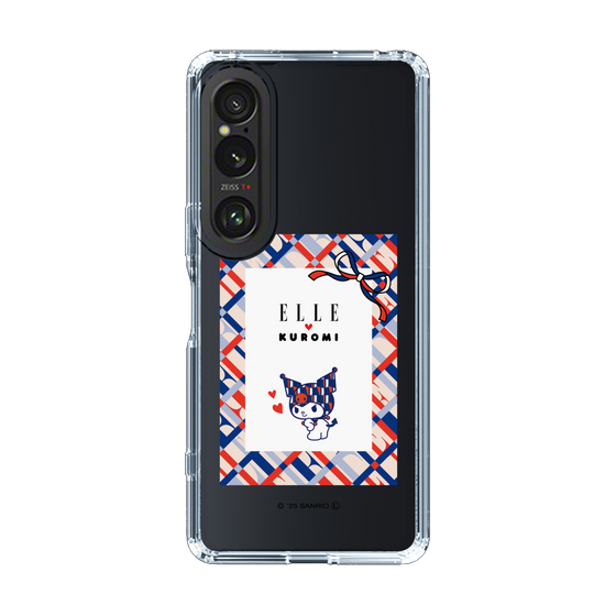 スリムプロテクションケース［ ELLE×マイメロディ＆クロミ - トリコロールカラーグラフィック2 ］