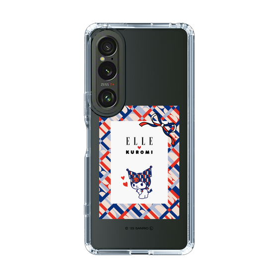 スリムプロテクションケース［ ELLE×マイメロディ＆クロミ - トリコロールカラーグラフィック2 ］