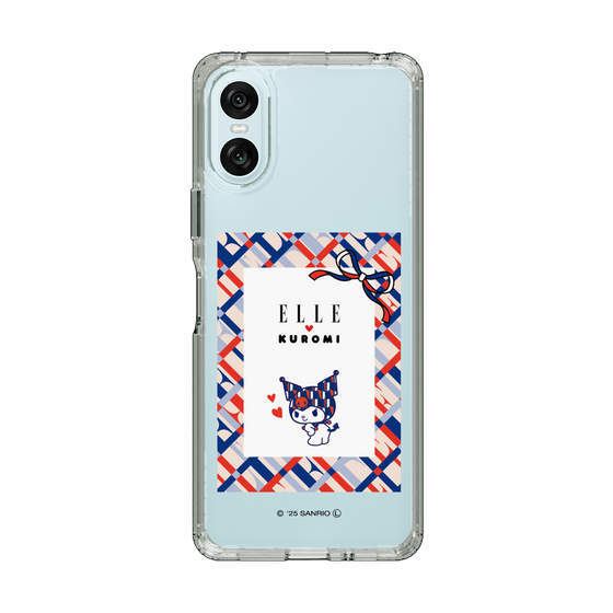 スリムプロテクションケース［ ELLE×マイメロディ＆クロミ - トリコロールカラーグラフィック2 ］