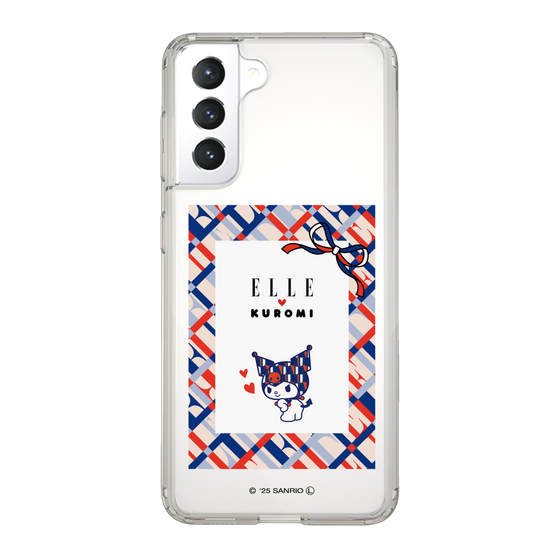 スリムプロテクションケース［ ELLE×マイメロディ＆クロミ - トリコロールカラーグラフィック2 ］
