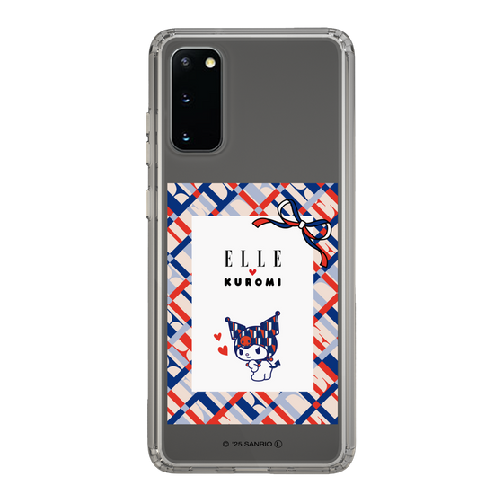 スリムプロテクションケース［ ELLE×マイメロディ＆クロミ - トリコロールカラーグラフィック2 ］