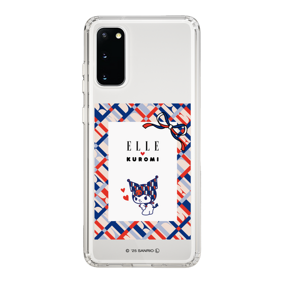 スリムプロテクションケース［ ELLE×マイメロディ＆クロミ - トリコロールカラーグラフィック2 ］