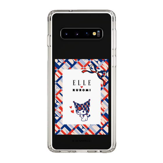 スリムプロテクションケース［ ELLE×マイメロディ＆クロミ - トリコロールカラーグラフィック2 ］