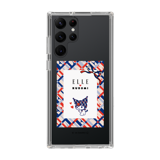 スリムプロテクションケース［ ELLE×マイメロディ＆クロミ - トリコロールカラーグラフィック2 ］
