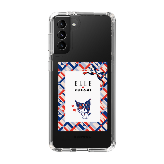 スリムプロテクションケース［ ELLE×マイメロディ＆クロミ - トリコロールカラーグラフィック2 ］