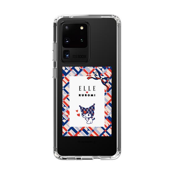 スリムプロテクションケース［ ELLE×マイメロディ＆クロミ - トリコロールカラーグラフィック2 ］