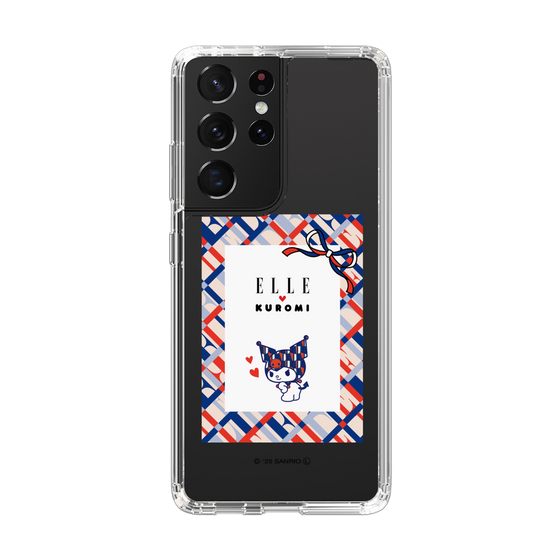 スリムプロテクションケース［ ELLE×マイメロディ＆クロミ - トリコロールカラーグラフィック2 ］