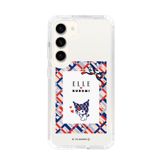 スリムプロテクションケース［ ELLE×マイメロディ＆クロミ - トリコロールカラーグラフィック2 ］