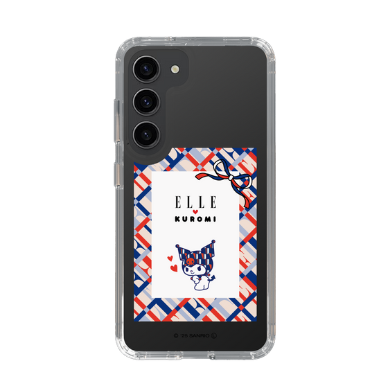 スリムプロテクションケース［ ELLE×マイメロディ＆クロミ - トリコロールカラーグラフィック2 ］
