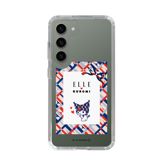 スリムプロテクションケース［ ELLE×マイメロディ＆クロミ - トリコロールカラーグラフィック2 ］