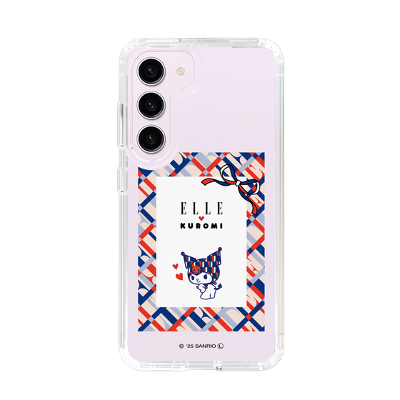 スリムプロテクションケース［ ELLE×マイメロディ＆クロミ - トリコロールカラーグラフィック2 ］