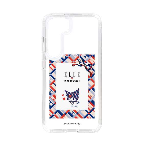 スリムプロテクションケース［ ELLE×マイメロディ＆クロミ - トリコロールカラーグラフィック2 ］