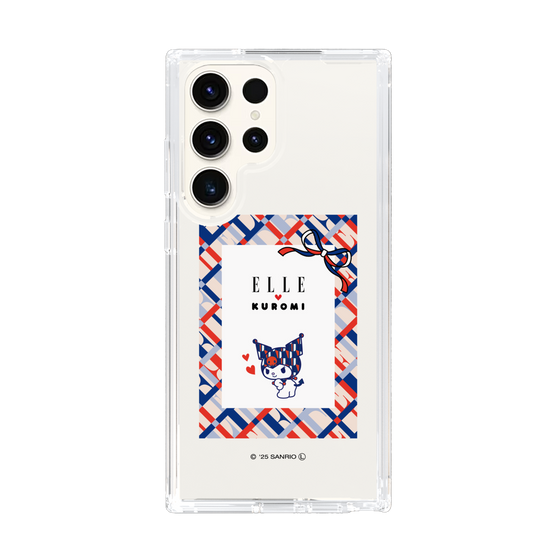 スリムプロテクションケース［ ELLE×マイメロディ＆クロミ - トリコロールカラーグラフィック2 ］