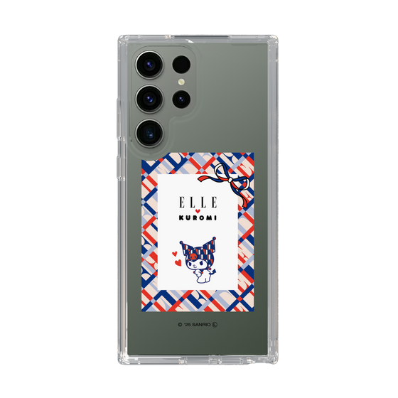 スリムプロテクションケース［ ELLE×マイメロディ＆クロミ - トリコロールカラーグラフィック2 ］
