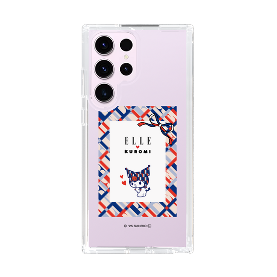スリムプロテクションケース［ ELLE×マイメロディ＆クロミ - トリコロールカラーグラフィック2 ］