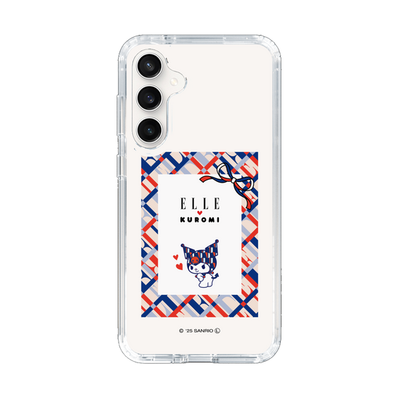 スリムプロテクションケース［ ELLE×マイメロディ＆クロミ - トリコロールカラーグラフィック2 ］