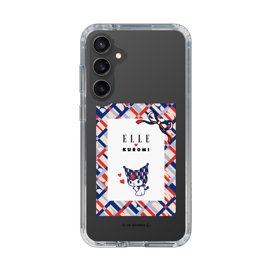 スリムプロテクションケース［ ELLE×マイメロディ＆クロミ - トリコロールカラーグラフィック2 ］