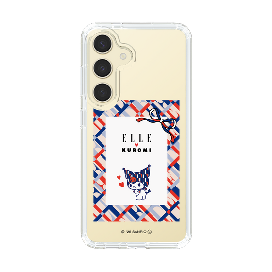 スリムプロテクションケース［ ELLE×マイメロディ＆クロミ - トリコロールカラーグラフィック2 ］