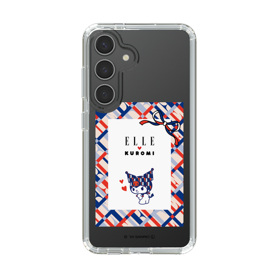 スリムプロテクションケース［ ELLE×マイメロディ＆クロミ - トリコロールカラーグラフィック2 ］