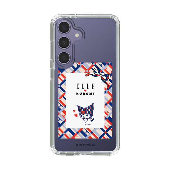 スリムプロテクションケース［ ELLE×マイメロディ＆クロミ - トリコロールカラーグラフィック2 ］