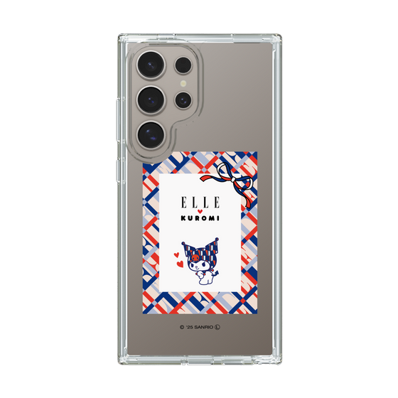 スリムプロテクションケース［ ELLE×マイメロディ＆クロミ - トリコロールカラーグラフィック2 ］