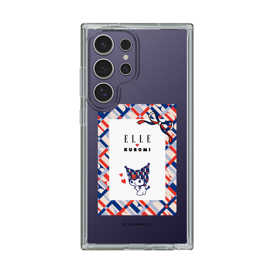 スリムプロテクションケース［ ELLE×マイメロディ＆クロミ - トリコロールカラーグラフィック2 ］