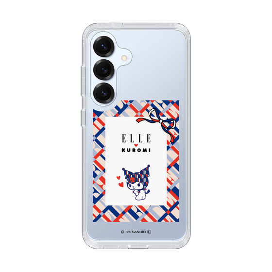 スリムプロテクションケース［ ELLE×マイメロディ＆クロミ - トリコロールカラーグラフィック2 ］