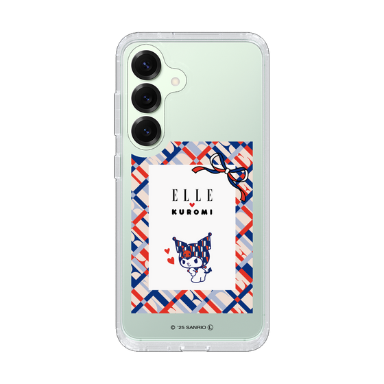 スリムプロテクションケース［ ELLE×マイメロディ＆クロミ - トリコロールカラーグラフィック2 ］