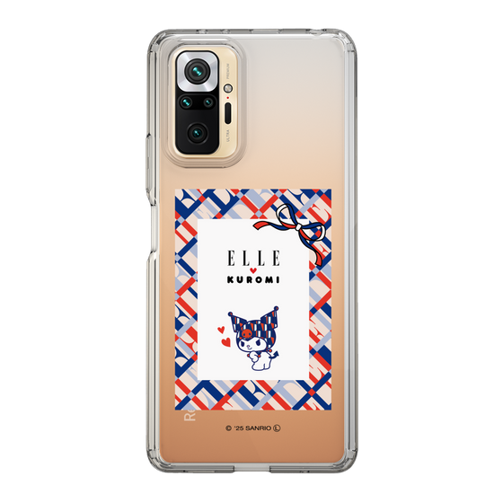 スリムプロテクションケース［ ELLE×マイメロディ＆クロミ - トリコロールカラーグラフィック2 ］