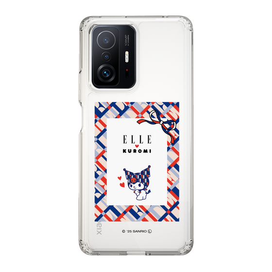 スリムプロテクションケース［ ELLE×マイメロディ＆クロミ - トリコロールカラーグラフィック2 ］