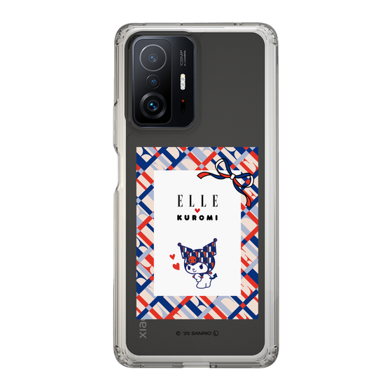 スリムプロテクションケース［ ELLE×マイメロディ＆クロミ - トリコロールカラーグラフィック2 ］