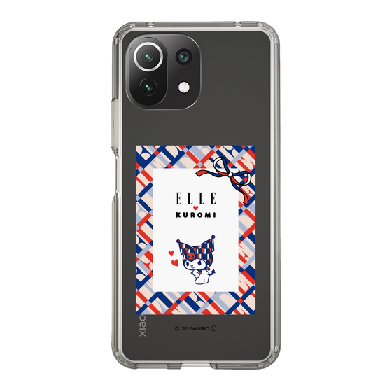 スリムプロテクションケース［ ELLE×マイメロディ＆クロミ - トリコロールカラーグラフィック2 ］