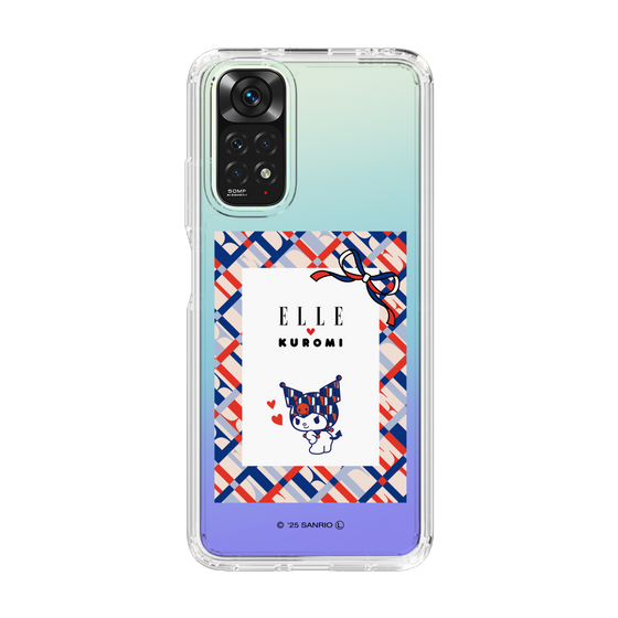 スリムプロテクションケース［ ELLE×マイメロディ＆クロミ - トリコロールカラーグラフィック2 ］